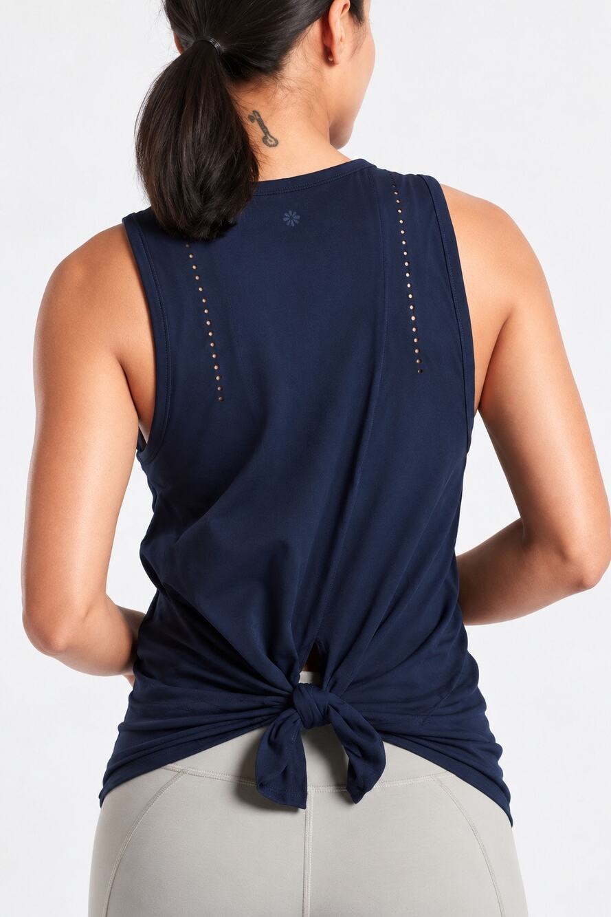 Athleta Foothill Seamless Tank Women’s Navy Blue Size XS